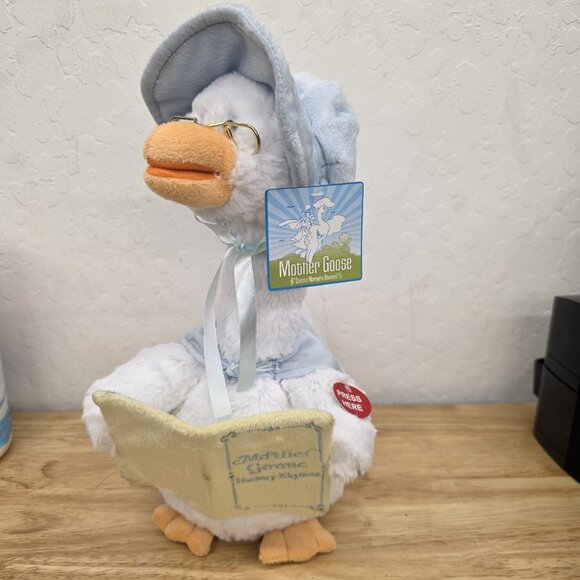 Cuddle Barn Mother Goose Nursery Rhymes Talking Plush Toy - Picture 10 of 10